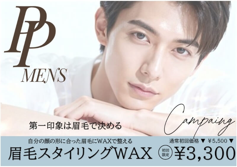 眉毛スタイリングWAX脱毛