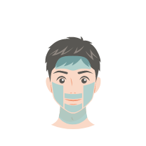 顔全体（首含む）